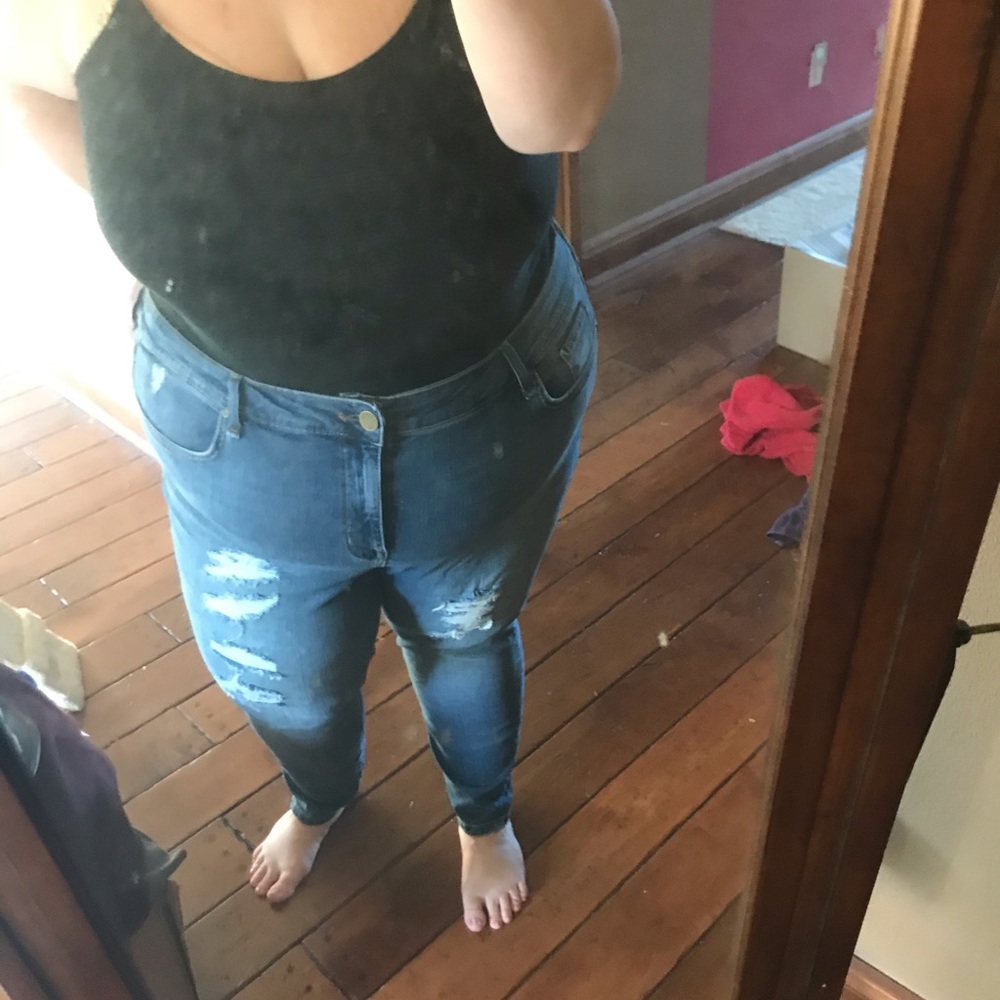 Ankle skinny jeans